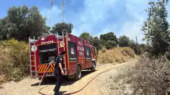 Bodrum'da Otluk Alanda Çıkan Yangın Söndürüldü