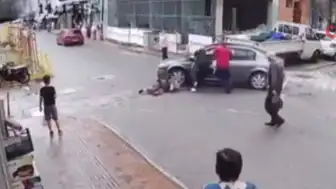 Bulancak'ta Kontrolden Çıkan Otomobil Facianın Eşiğinden Döndü