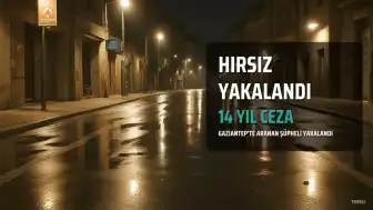 Gaziantep'te Aranan Hırsızlık Şüphelisi Yakalandı