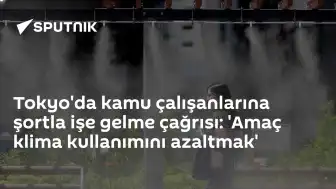 Tokyo'da Kamu Çalışanlarına Klima Kullanımını Azaltmak İçin Şortla Çalışma Çağrısı Yapıldı