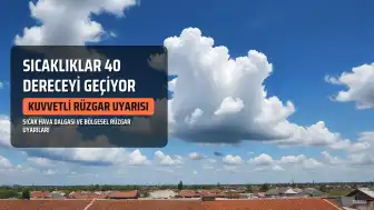 Hava Durumu ve Güncel Gelişmeler: Sıcaklıklar 40 Dereceyi Aşarken Bölgesel Uyarılar Yapıldı