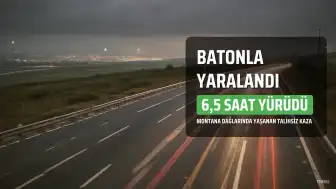 Montana'da Doğa Yürüyüşü Sırasında Kaza: Vücuduna Baton Saplanan Adam 6,5 Saat Yürüdü