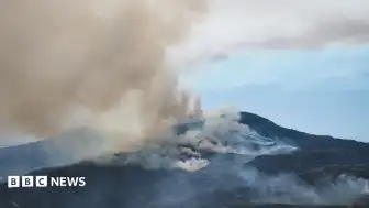 Gwynedd'deki Orman Yangınları İçin Havadan Müdahale Başlatıldı