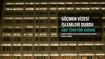 ABD Göçmen Vizesi İşlemleri Geçici Olarak Durduruldu