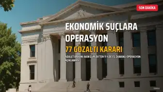 Adalet Bakanı Akın Gürlek duyurdu: 11 ilde ekonomik suçlara yönelik operasyonda 77 şüpheli hakkında gözaltı kararı