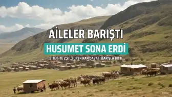 Bitlis'te 2 Yıllık Husumet Barışla Son Buldu