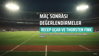 Çaykur Rizespor Teknik Direktörü Recep Uçar ve Samsunspor Teknik Direktörü Thorsten Fink Maç Sonrası Değerlendirmelerde Bulundu
