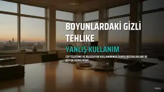 Cep Telefonu Kullanımında Dikkat Edilmesi Gerekenler: Boyun Ağrısı ve Duruş Bozukluklarına Karşı Önlemler