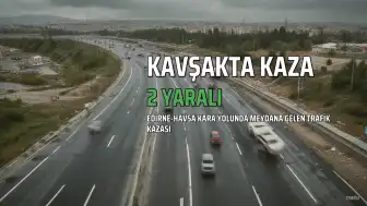 Edirne-Havsa Kara Yolunda Zincirleme Kaza: 2 Yaralı