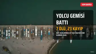 KKTC açıklarında yolcu gemisi battı: 7 ölü, 23 kayıp