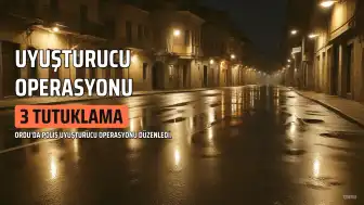 Ordu'da Uyuşturucu Operasyonu: 3 Kişi Tutuklandı