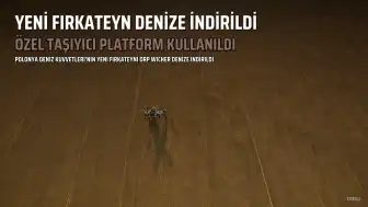 Polonya Donanmasının Yeni Fırkateyni ORP Wicher Başarıyla Denize İndirildi
