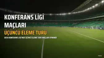 UEFA Konferans Ligi'nde Üçüncü Eleme Turu Maçları Tamamlandı