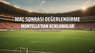 A Milli Takım Teknik Direktörü Montella: "Ufak bir hatadan gol doğdu"
