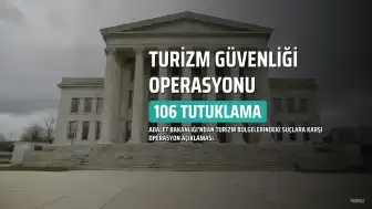 Adalet Bakanı Gürlek'ten Turizm Güvenliği Açıklaması: 106 Tutuklama