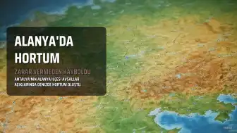 Antalya Alanya Avsallar Açıklarında Görülen Hortum Zarar Vermeden Kayboldu