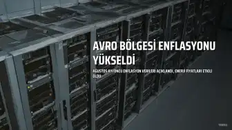 Avro Bölgesi'nde Enflasyon Ağustos Ayında Yüzde 3,3'e Yükseldi