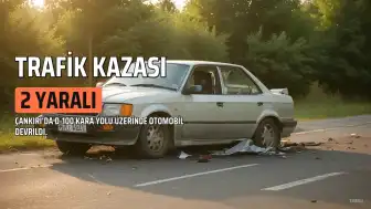 Çankırı'da Trafik Kazası: 2 Yaralı
