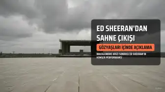 Ed Sheeran, Gazze'deki Durumu Savunulamaz Buldu: Sanatçı Sahneden Gözyaşları İçinde Açıklama Yaptı