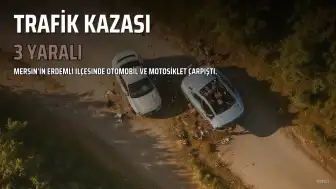 Erdemli'de Trafik Kazası: 3 Yaralı