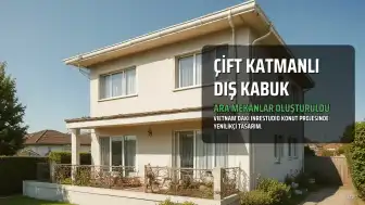 Inrestudio, Vietnam'daki Konutta Çift Katmanlı Dış Kabuk ile Ara Mekânlar Oluşturdu