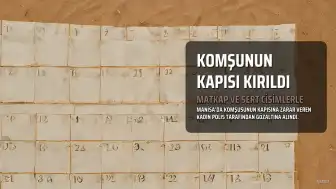 Manisa'da komşusunun çelik kapısını matkapla kıran kadın gözaltına alındı