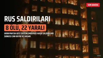 Rus Hava Saldırılarında 8 Kişi Hayatını Kaybetti, 22 Kişi Yaralandı