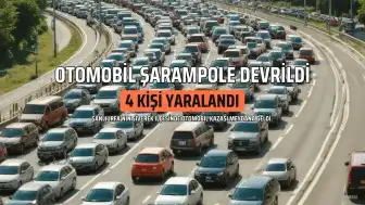 Şanlıurfa'nın Siverek İlçesinde Otomobil Devrildi: 4 Yaralı