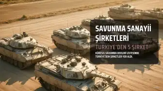 Savunma Sanayii Devleri Listelendi: Türkiye'den 5 Şirket İlk 100'de