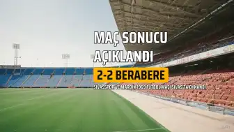 Sivasspor ve Mardin 1969 Maçı 2-2 Berabere Bitti