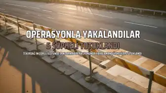 Tekirdağ'da Yakalama Kararı Bulunan 5 Şüpheli Tutuklandı
