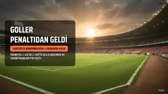 Trendyol 1. Lig'de Sarıyer ve Bandırmaspor 1-1 Berabere Kaldı