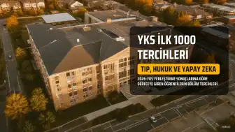 YKS İlk 1000'in Tercihleri Belli Oldu: Tıp, Hukuk ve Yapay Zeka Öne Çıktı