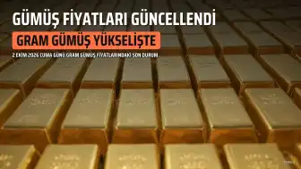 2 Ekim 2026 Gümüş Fiyatları: Gram Gümüş Yükselişte