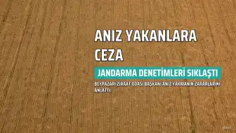 Beypazarı Ziraat Odası Başkanı Ateş'ten Anız Yakanlara Ceza Uyarısı