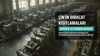 Çin'in İhracat Kısıtlamaları Avrupa'yı Zorluyor: Yaptırımlar Masada