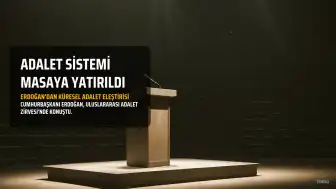 Cumhurbaşkanı Erdoğan: Uluslararası Hukuk ve Adalet Sisteminin Durumu Masaya Yatırıldı