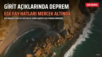 Girit açıklarında 4.4 büyüklüğünde deprem: Ege fay hatları mercek altında