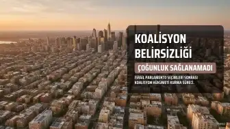 İsrail'de Seçim Sonrası Koalisyon Belirsizliği: İki Blok da Çoğunluğu Sağlayamadı