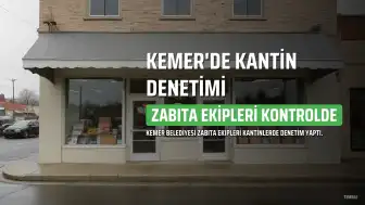 Kemer Kantinlerinde Denetim Yapıldı