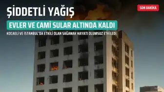 Kocaeli ve İstanbul'da Şiddetli Yağış: Ev ve İş Yerleri Sular Altında Kaldı, Tarihi Cami Etkilenen Yerler Arasında