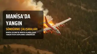 Manisa Selendi'de Makilik Alanda Çıkan Yangın Söndürüldü