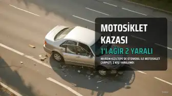 Mardin Kızıltepe'de Trafik Kazası: 1'i Ağır 2 Yaralı