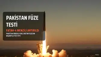 Pakistan'dan Yerli Üretim Füze Testi: Menzil Artırıldı