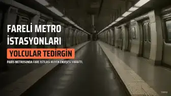 Paris Metrosunda Fare İstilası: Yolcular Tedirgin