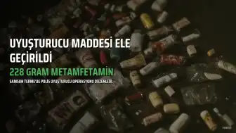 Samsun Terme'de Uyuşturucu Operasyonu: 228 Gram Maddenin Ele Geçirilmesiyle 2 Kişi Gözaltına Alındı