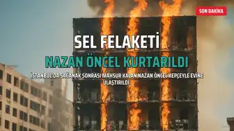 Şarkıcı Nazan Öncel, Şiddetli Yağış Nedeniyle Mahsur Kaldığı Evine Kepçeyle Ulaştırıldı