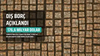 TCMB Verileri: Türkiye'nin Kısa Vadeli Dış Borcu 176,6 Milyar Dolara Yükseldi