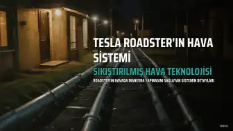 Tesla Roadster'ın Sıkıştırılmış Hava Sistemi Yakından Tanıtıldı