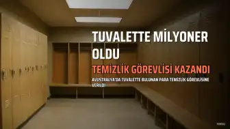 Tuvalette Bulunan Paranın Sahibi Temizlik Görevlisi Oldu